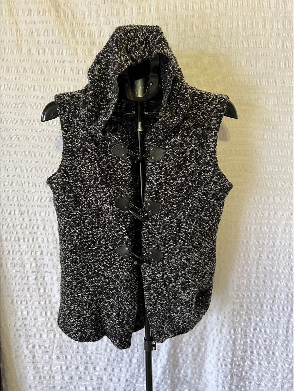 Saks Fifth Avenue Bouclé Hooded Toggle Vest